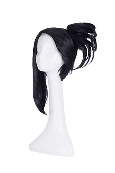 My Hero Academia Momo Yaoyorozu Women Black Cosplay Wigs 
