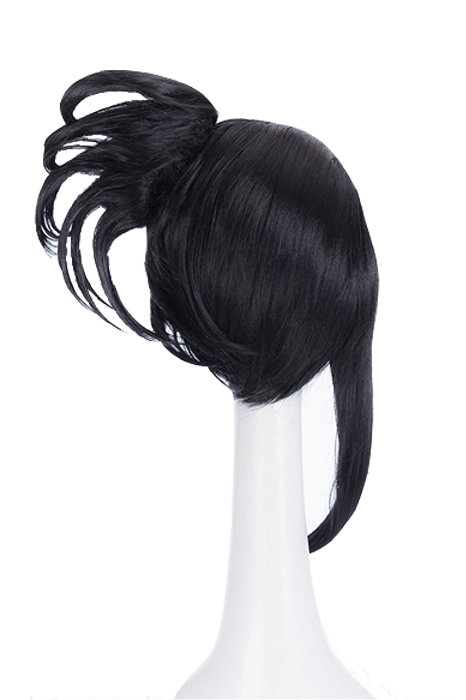 My Hero Academia Momo Yaoyorozu Women Black Cosplay Wigs 