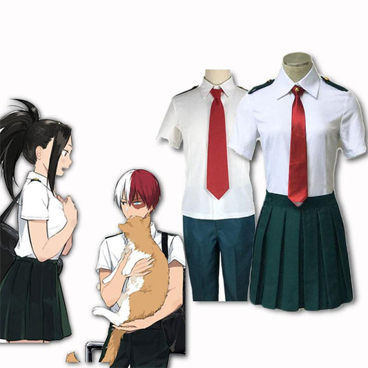 My Hero Academia Summer Short Sleeve Uniform Cosplay Costumes