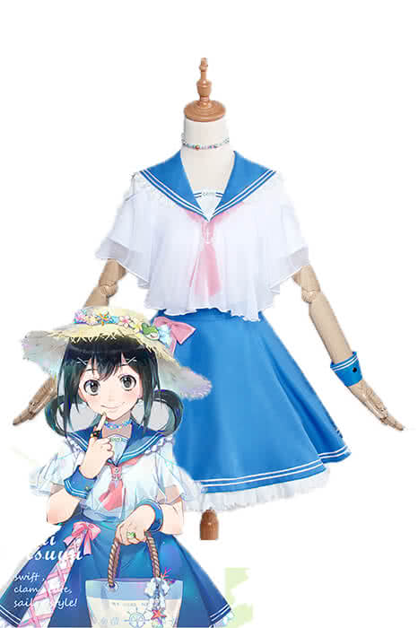 My Hero Academia Tsuyu Asui Anime Cosplay Costumes Short Dress