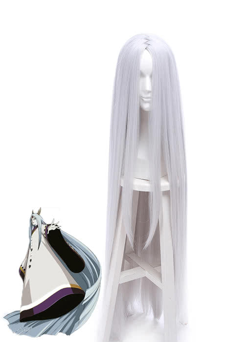 Naruto Ootutuki Kaguya Anime Cosplay Wigs Silver Long Wigs