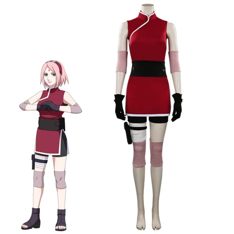 Naruto Sakura Haruno Cosplay Costume