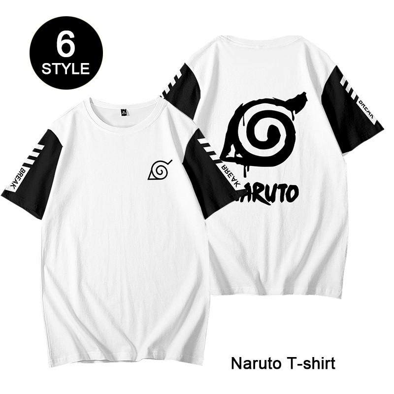 Naruto White T-shirt Cosplay Costume