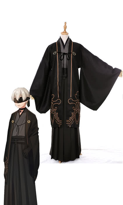 Video Game Nier: Automata Game 9s Kimono Cosplay Costumes