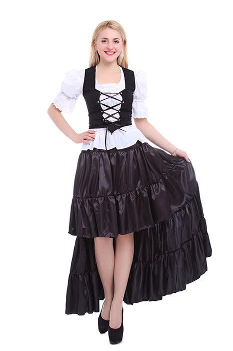 Oktoberfest Costumes Women Retro Belly Dances Skirts Long Dresses GC14A-F-3 