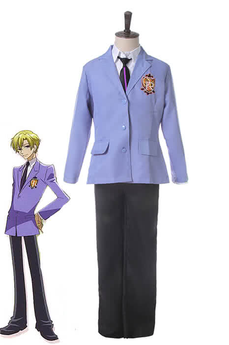 Ouran High School Host Club Boy Uniform Cosplay Costumes