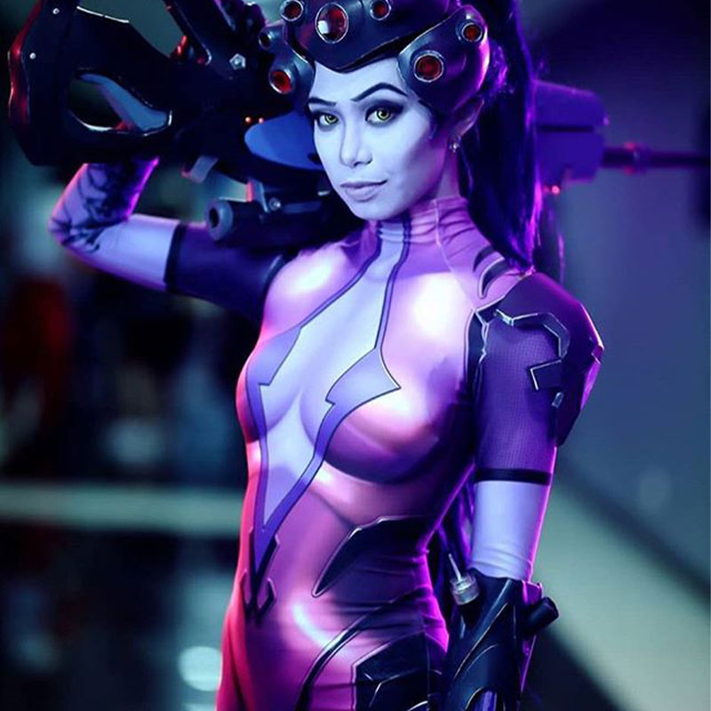 Overwatch Widowmaker Cosplay Costume Bodysuit