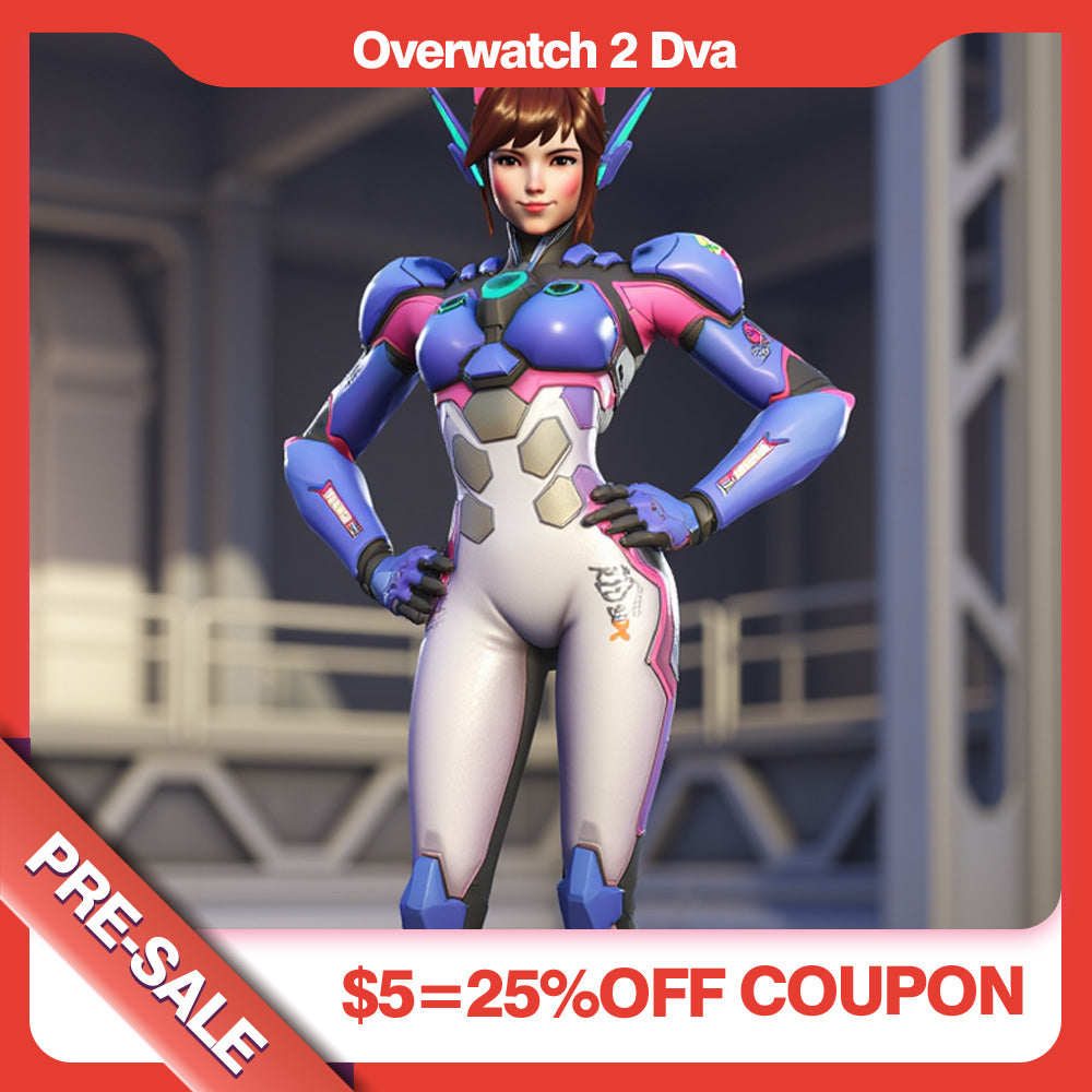 Overwatch 2 Dva Jumpsuit Cosplay Costume Pre-sale