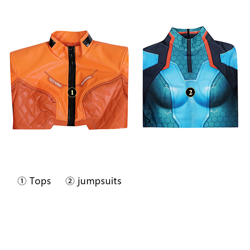 Overwatch Juno Jumpsuit Cosplay Costume