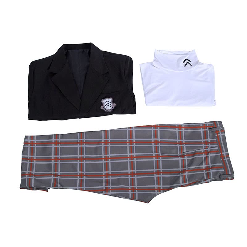 Persona 5 Joker Schwarz Uniform Spiel Cosplay Kostüm