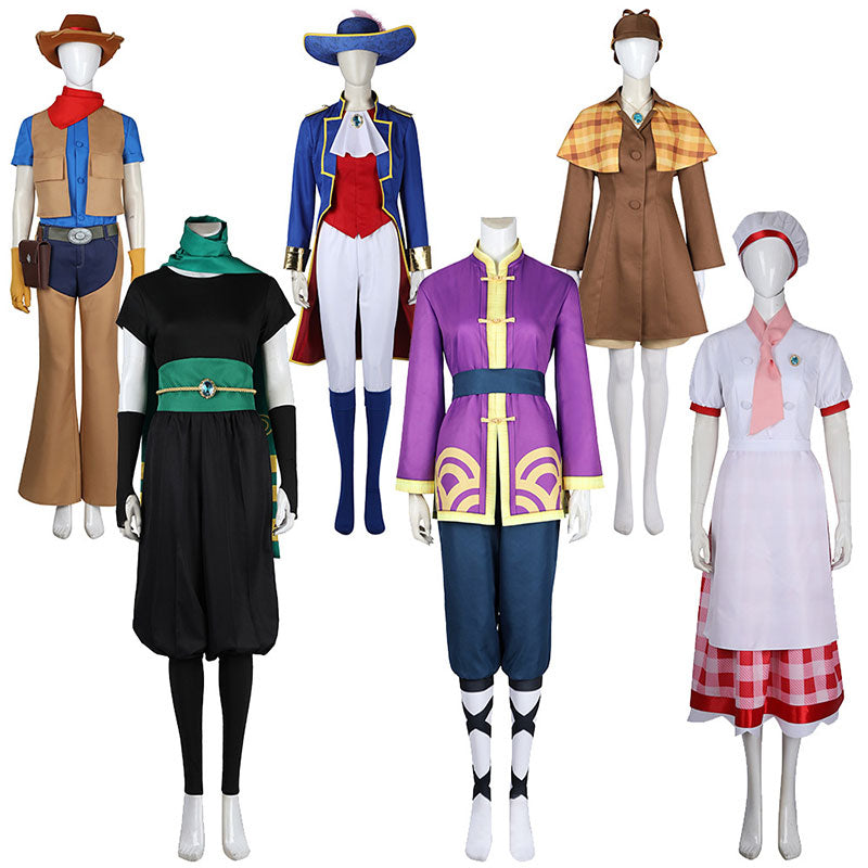 Princess Peach Showtime Cosplay Costume Group Halloween Costume