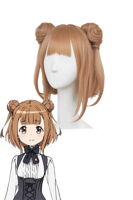 Princess Principal Beatrice Orange Brown Women Wigs
