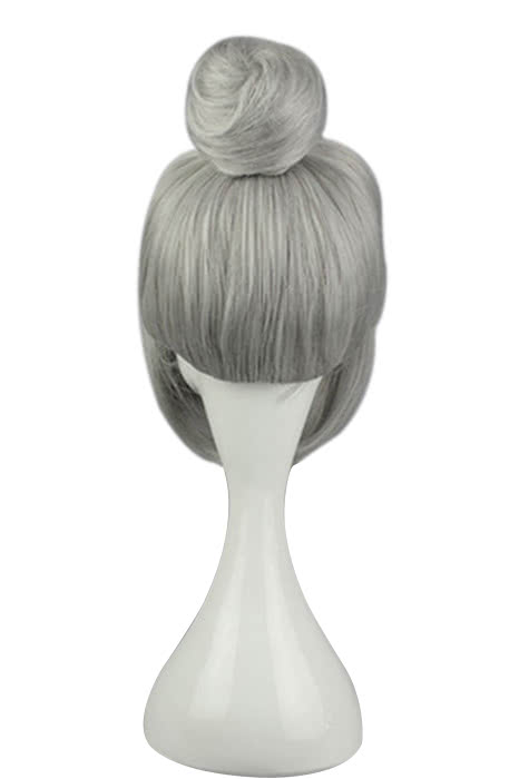 Prison School Shiraki Meiko Halloween Mixed Silver Grey Cosplay Wigs