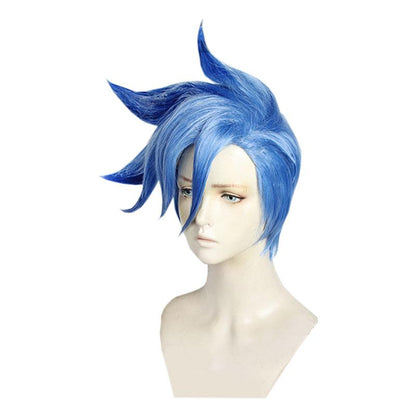 Promare Galo Thymos Blue Cosplay Wigs