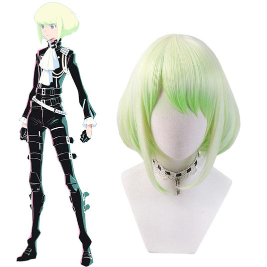 Promare Lio Fotia Green Mixed Color Cosplay Wigs 