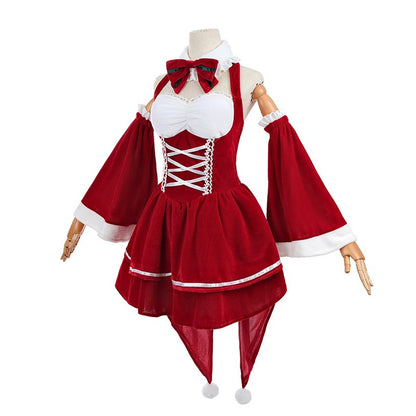 Re ZERO -Starting Life in Another World Rem Ram Christmas Cosplay Costume
