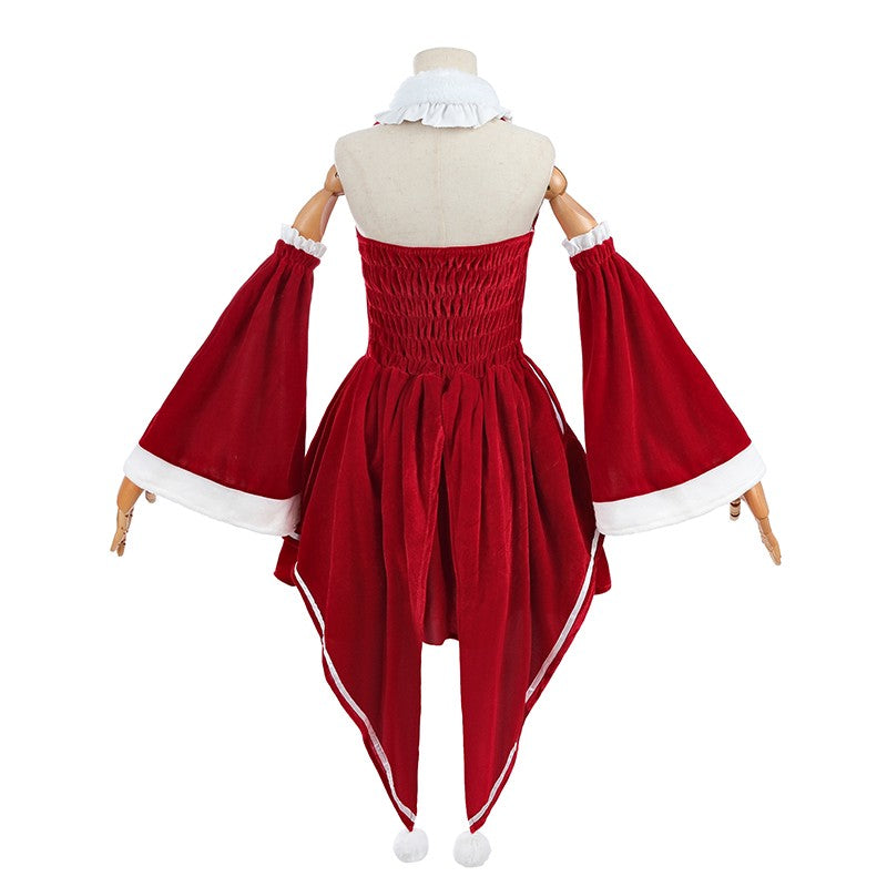 Re ZERO -Starting Life in Another World Rem Ram Christmas Cosplay Costume