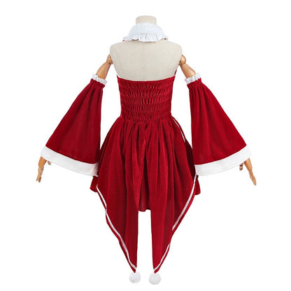 Re ZERO -Starting Life in Another World Rem Ram Christmas Cosplay Costume