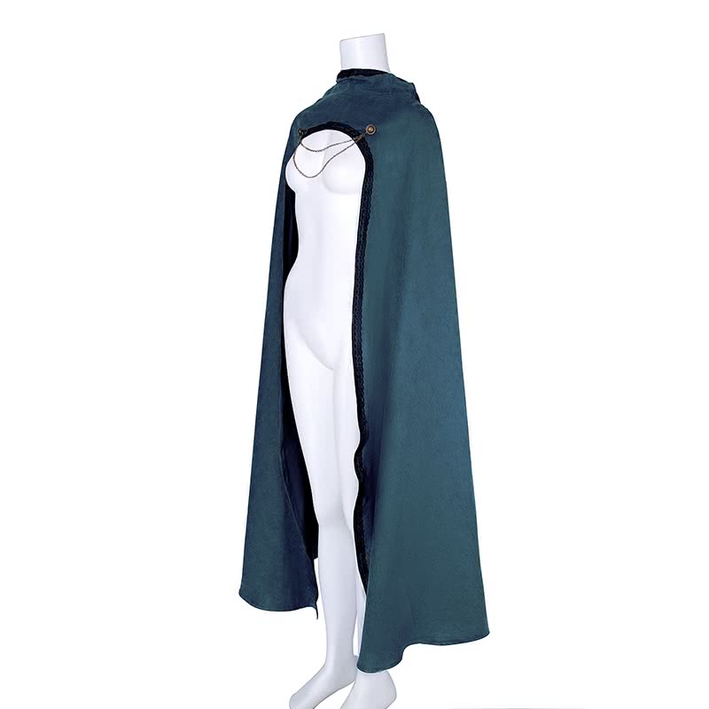 Retro Polyester Suede Cloak Cosplay Costume