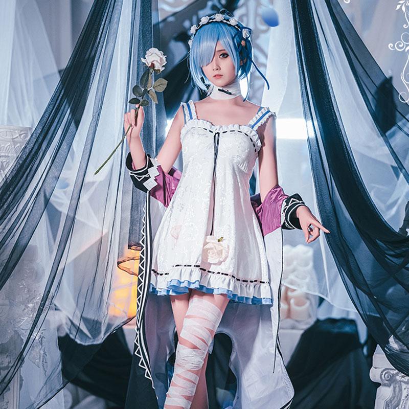 ReZERO -Starting Life in Another World Rem Ram Cosplay Costume