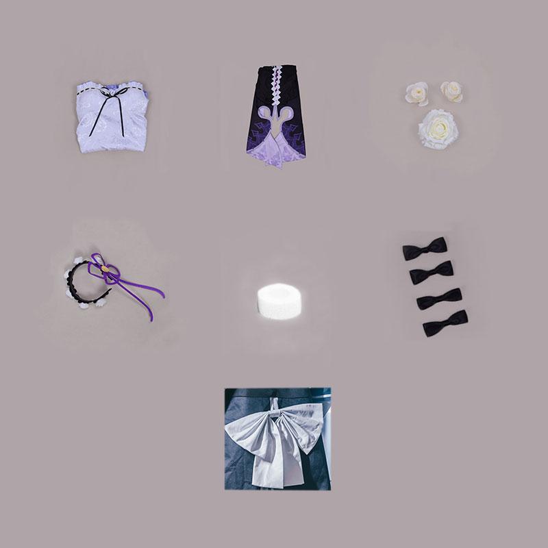 ReZERO -Starting Life in Another World Rem Ram Cosplay Costume
