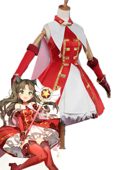 Fate Grand Order Tohsaka Rin Ruby Game Cosplay Costumes