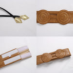 Rolecosplay Black & Gold Hooded Cosplay Costume – accessory details