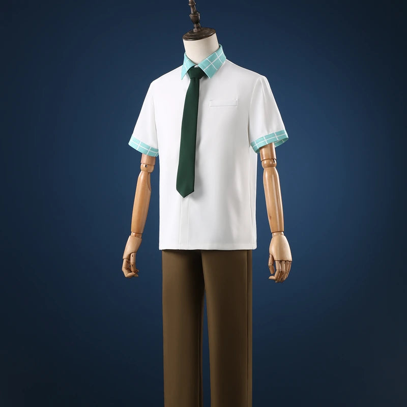 Rolecosplay Black & White Male School Uniform Cosplay Costume – front view