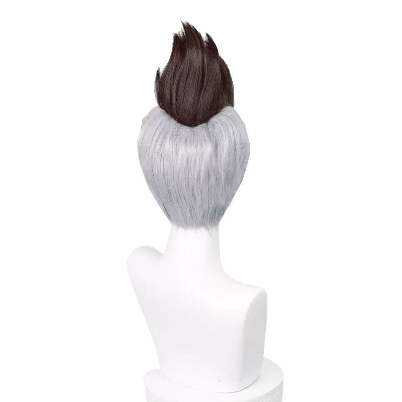 Rolecosplay Brown Mixed Gray Short Cosplay Wig - product image 5