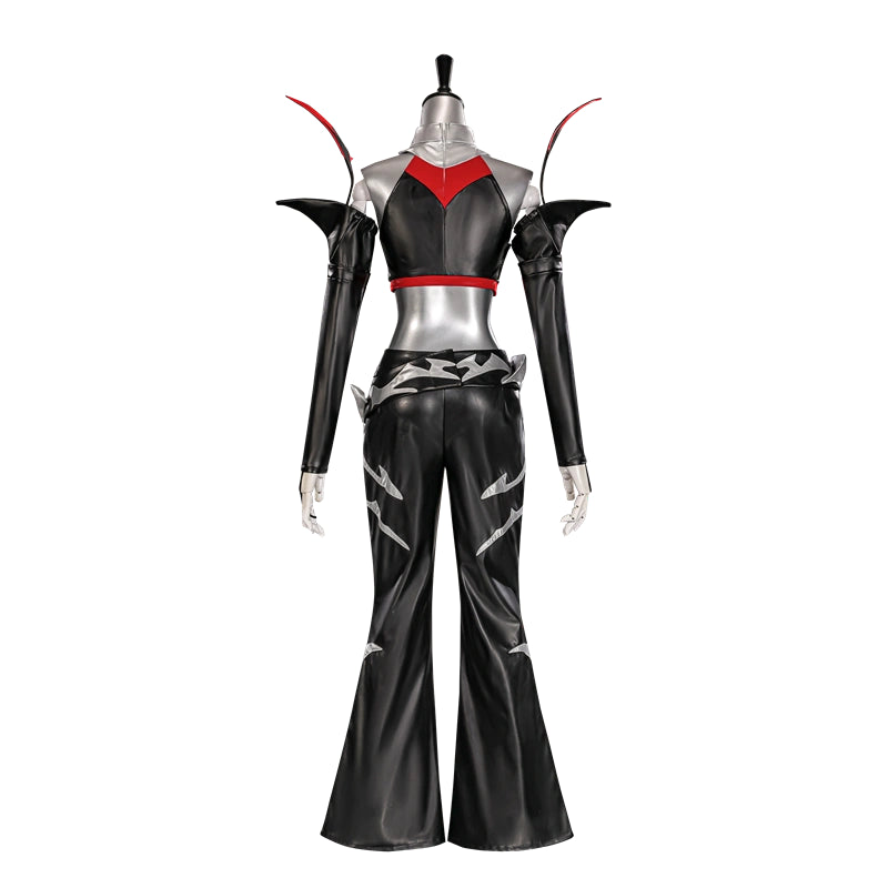 Rolecosplay K/DA Firestarter Ahri black and red cosplay costume - costume product view 8