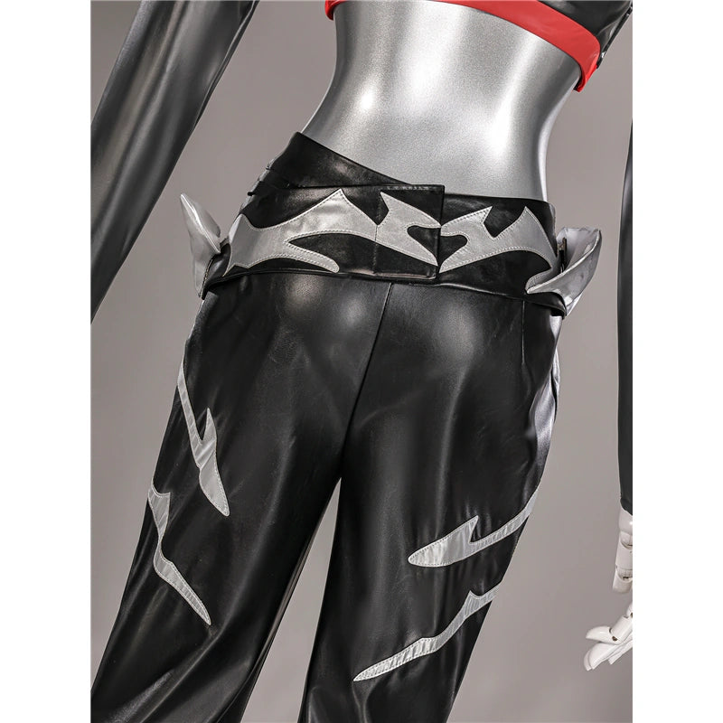 Rolecosplay K/DA Firestarter Ahri black and red cosplay costume - costume product view 9