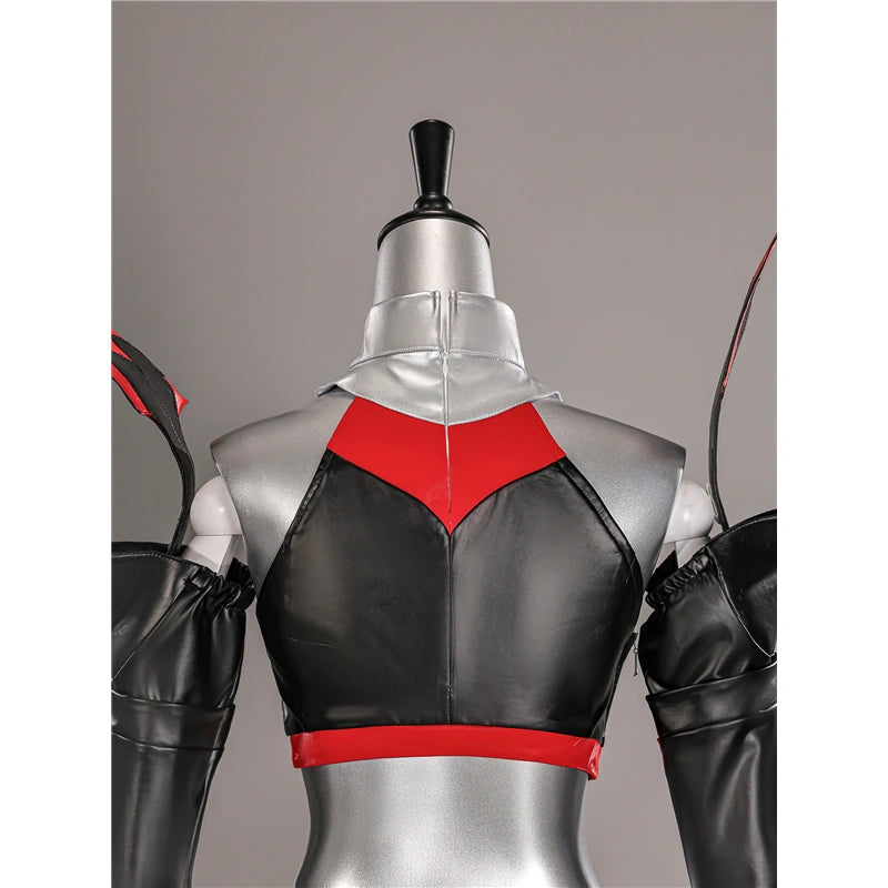 Rolecosplay K/DA Firestarter Ahri black and red cosplay costume - costume product view 10