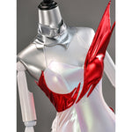 Rolecosplay League of Legends K/DA Firestarter Ahri white and red cosplay costume - costume view and construction details 03