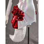 Rolecosplay League of Legends K/DA Firestarter Ahri white and red cosplay costume - costume view and construction details 04