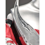 Rolecosplay League of Legends K/DA Firestarter Akali white and red cosplay costume - costume view and construction details 04