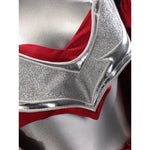 Rolecosplay League of Legends K/DA Firestarter Akali white and red cosplay costume - costume view and construction details 10