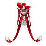 Rolecosplay K/DA Firestarter Evelynn black and red cosplay costume - costume front view