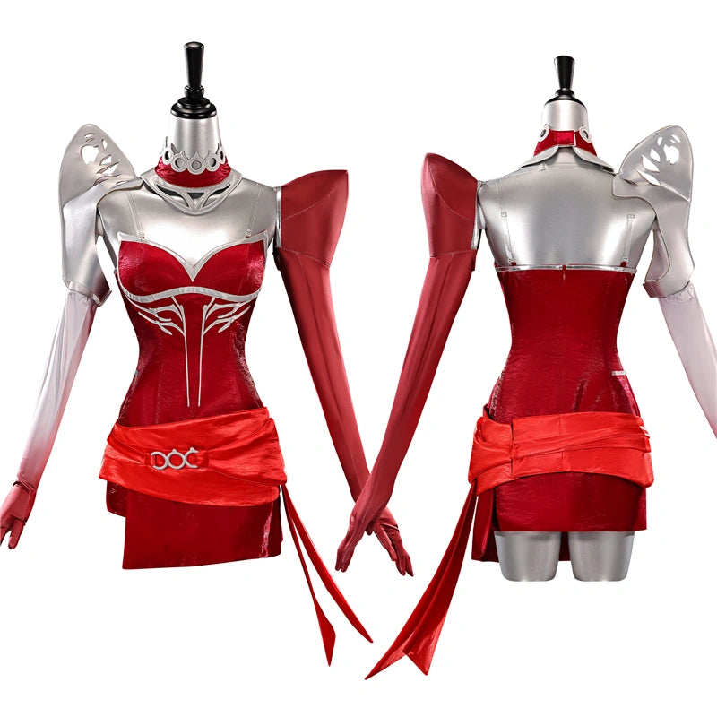 Rolecosplay K/DA Firestarter Kai'Sa black and red cosplay costume - costume product view 2