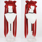Rolecosplay Red Split-Scalp Twin-Tail Cosplay Wig – main view