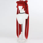 Rolecosplay Red Split-Scalp Twin-Tail Cosplay Wig – back view
