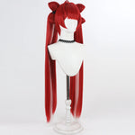 Rolecosplay Red Split-Scalp Twin-Tail Cosplay Wig – hair detail