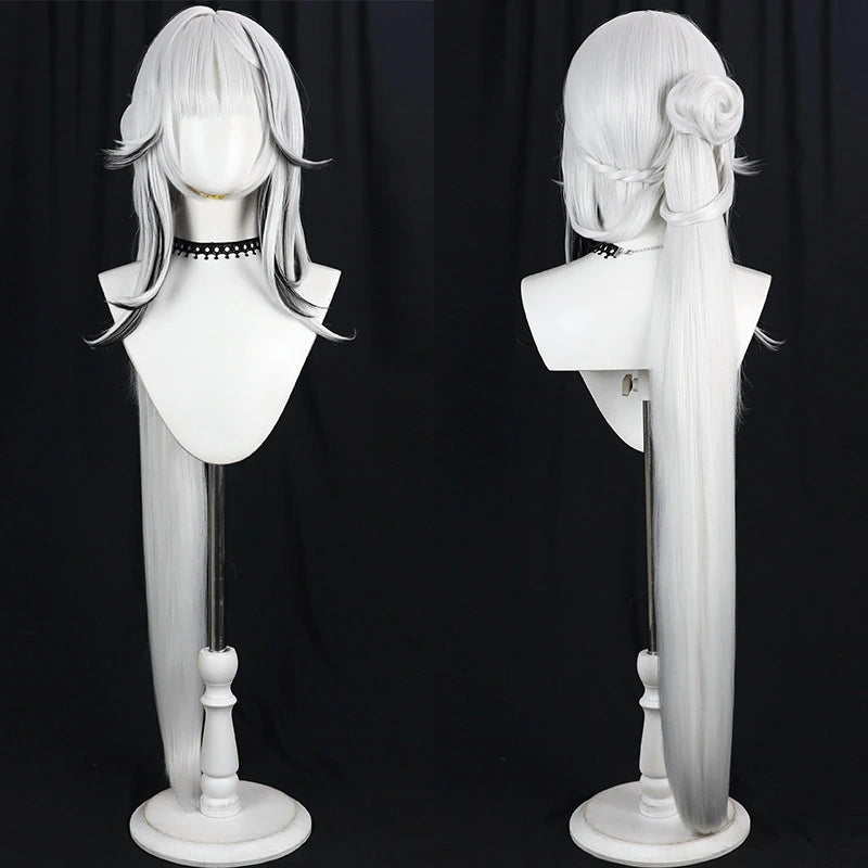 Rolecosplay Silver White Split Hairpiece Cosplay Wig – main view