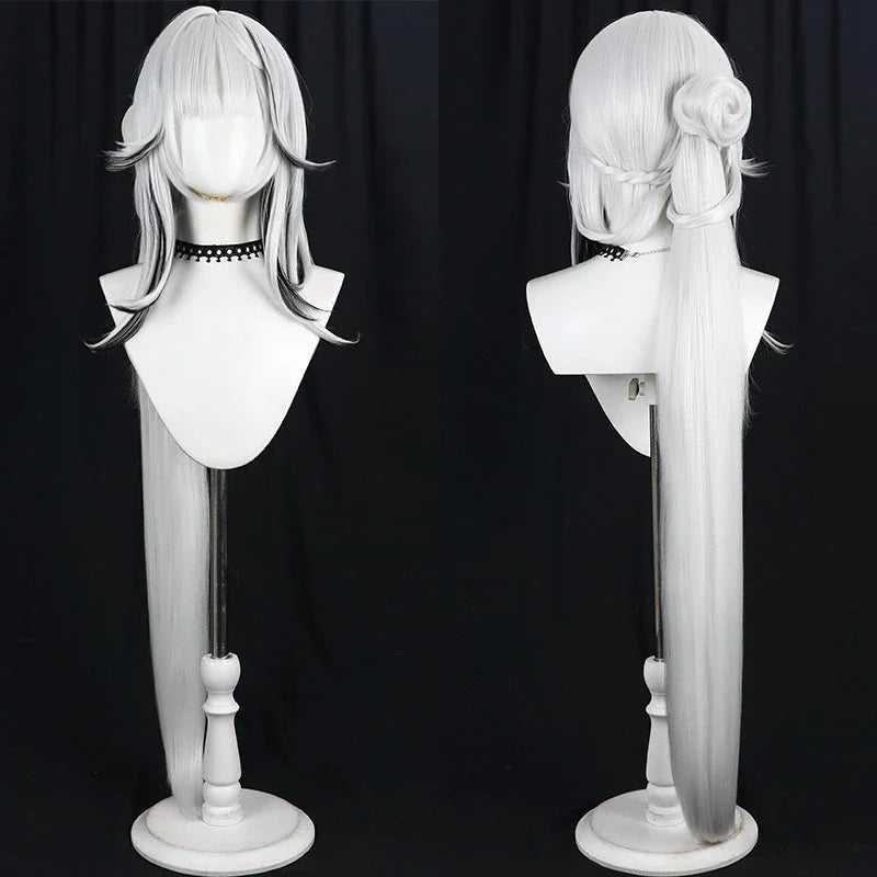 Rolecosplay Wuthering Waves Hsin silver white wig - Wig option