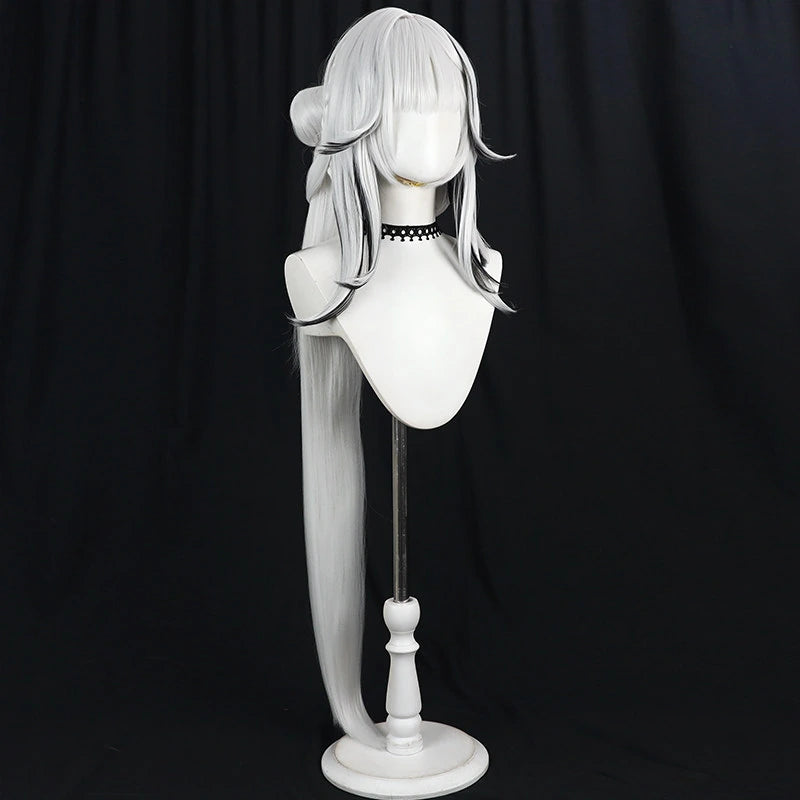 Rolecosplay Silver White Split Hairpiece Cosplay Wig – side view