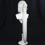 Rolecosplay Silver White Split Hairpiece Cosplay Wig – hairpiece detail