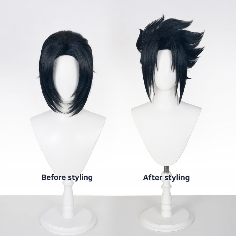 Rolecosplay Steel Blue Spiky Layered Cosplay Wig - product image 2