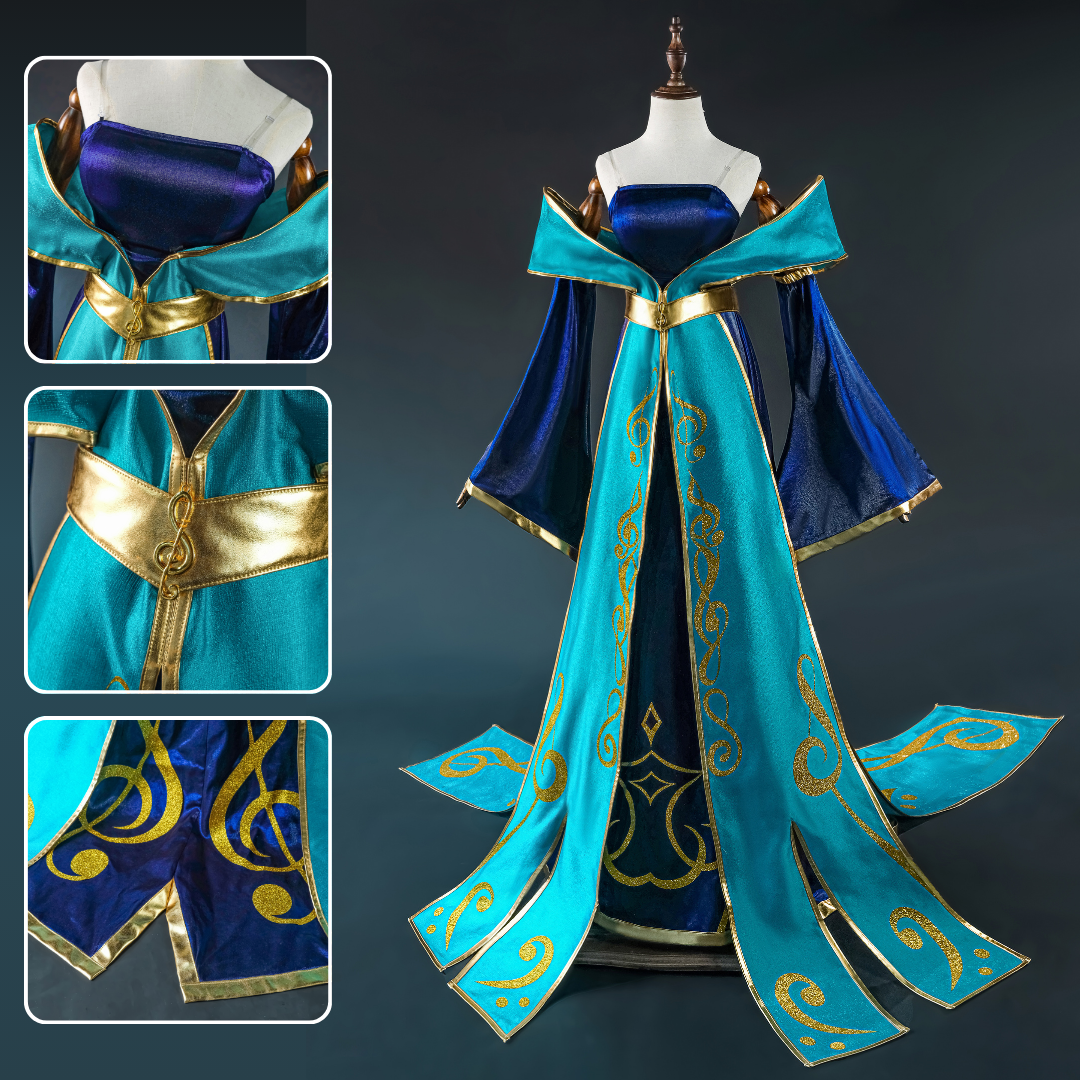 Rolecosplay LOL Sona Cosplay Costume