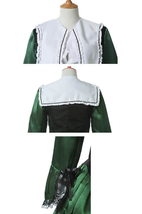 Rozen Maiden Suiseiseki Green Lolita Cosplay Costumes 