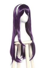 Saenai Heroine no Sodatekata Utaha Kasumigaoka Black Purple Long Straight Women Cosplay Wigs 