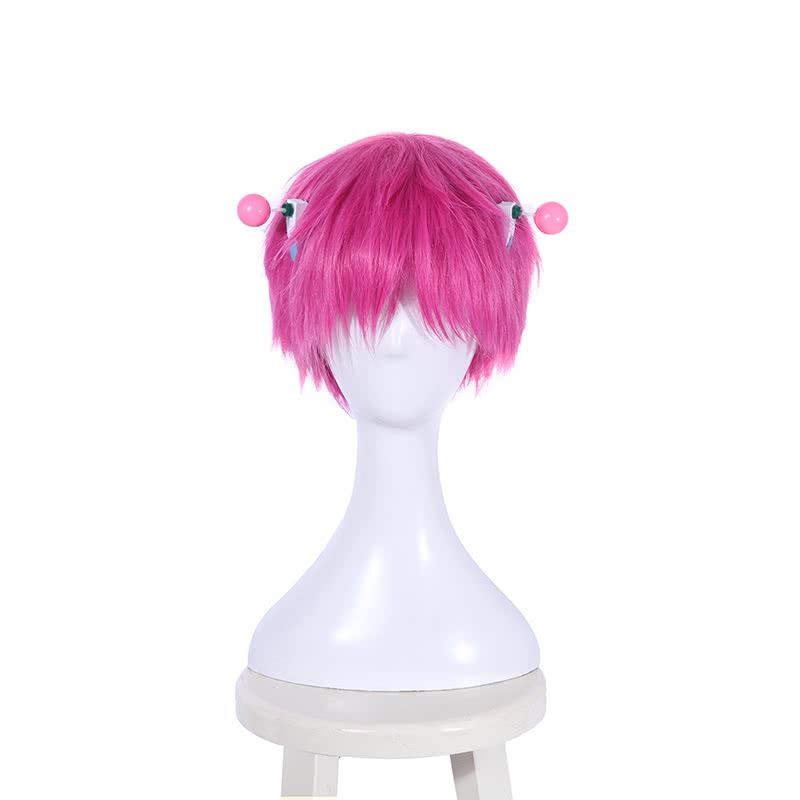 Saiki Kusuo no sai-nan  Saiki Kusuo Pink Short Cosplay Wigs